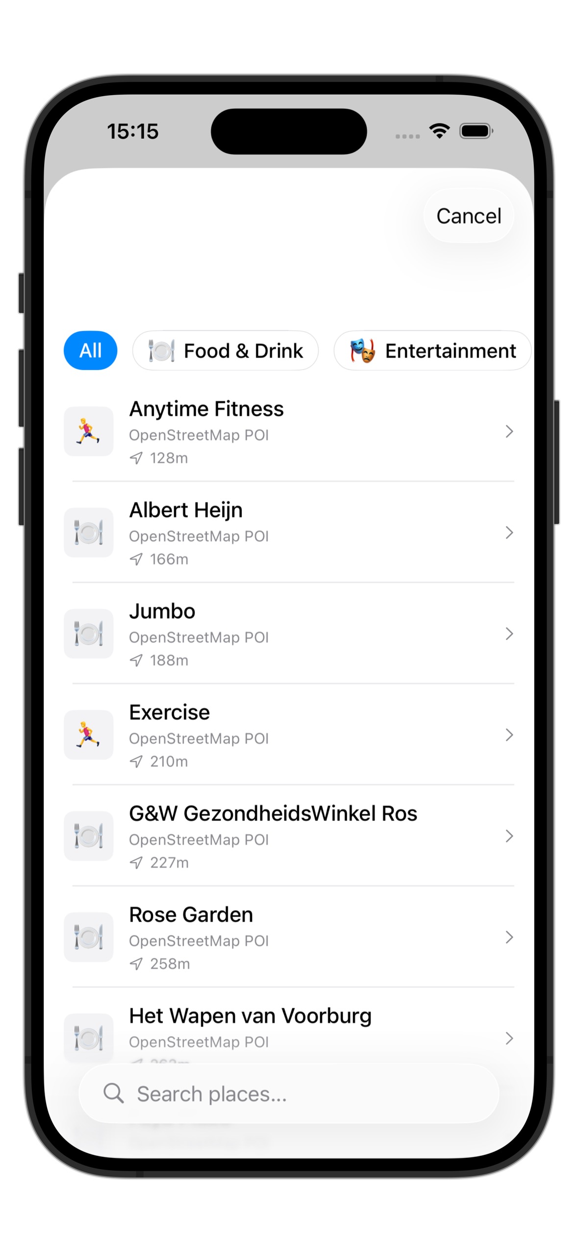 Nearby Places